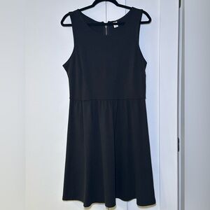 Old Navy Black Midi Dress